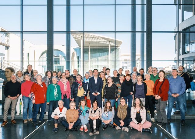 Besuchergruppe in Berlin