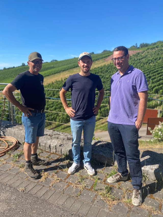 Besuch beim Weingut Kusterer