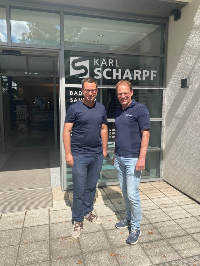 Besuch bei Familienbetrieb Karl Scharpf
